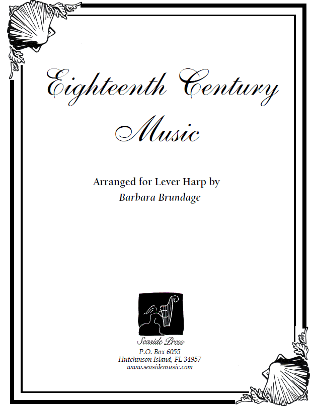 Eighteenth Century Music by Brundage Cover at folkharp.com