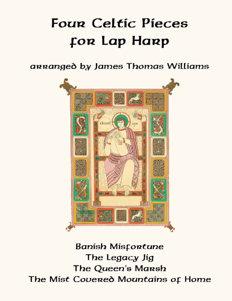 Four Celtic Pieces for Lap Harp by Williams Cover at folkharp.com