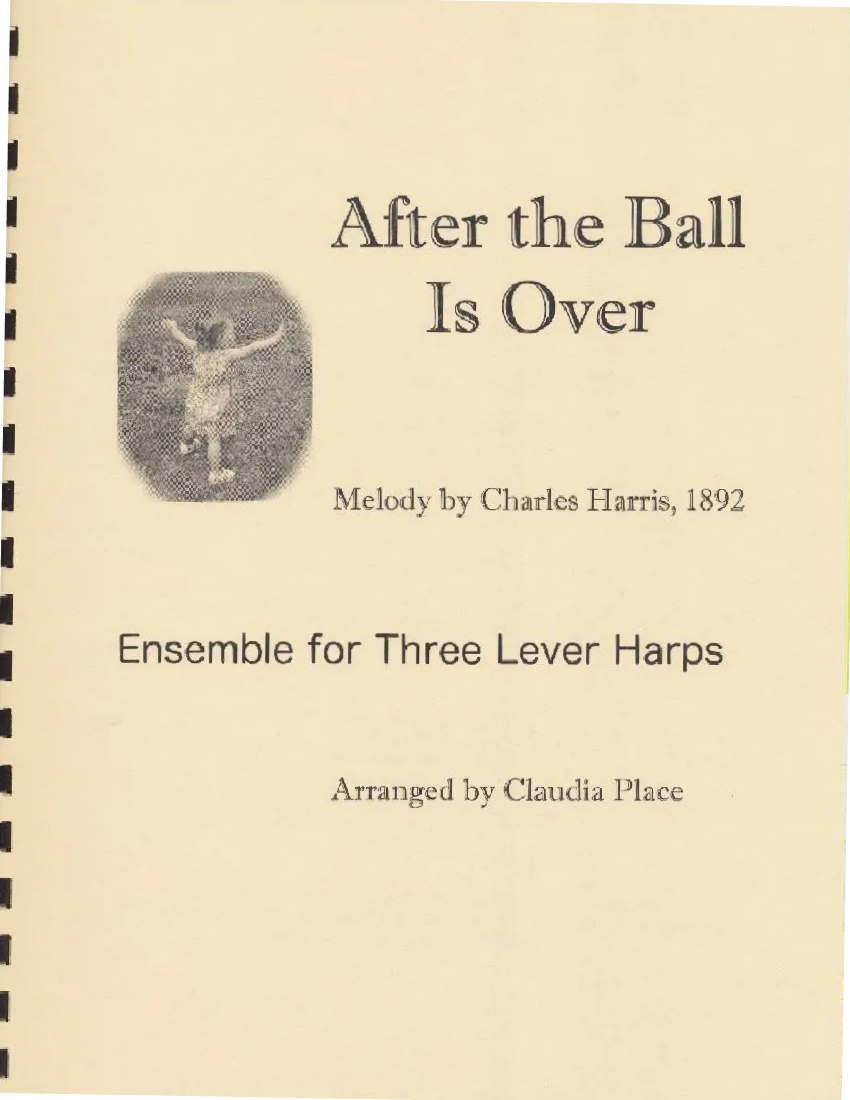 After the Ball Is Over by Harris (arr. Place) Cover at folkharp.com