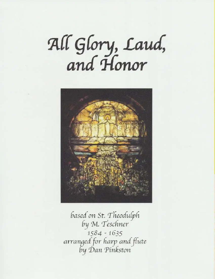 All Glory, Laud, and Honor Duo by Pinkston Cover at folkharp.com