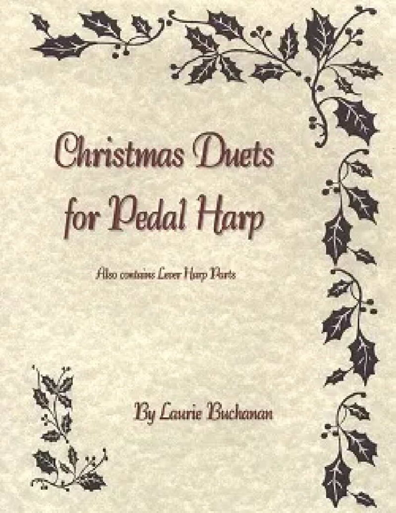 Christmas Duets for Pedal Harp by Buchanan Cover at folkharp.com