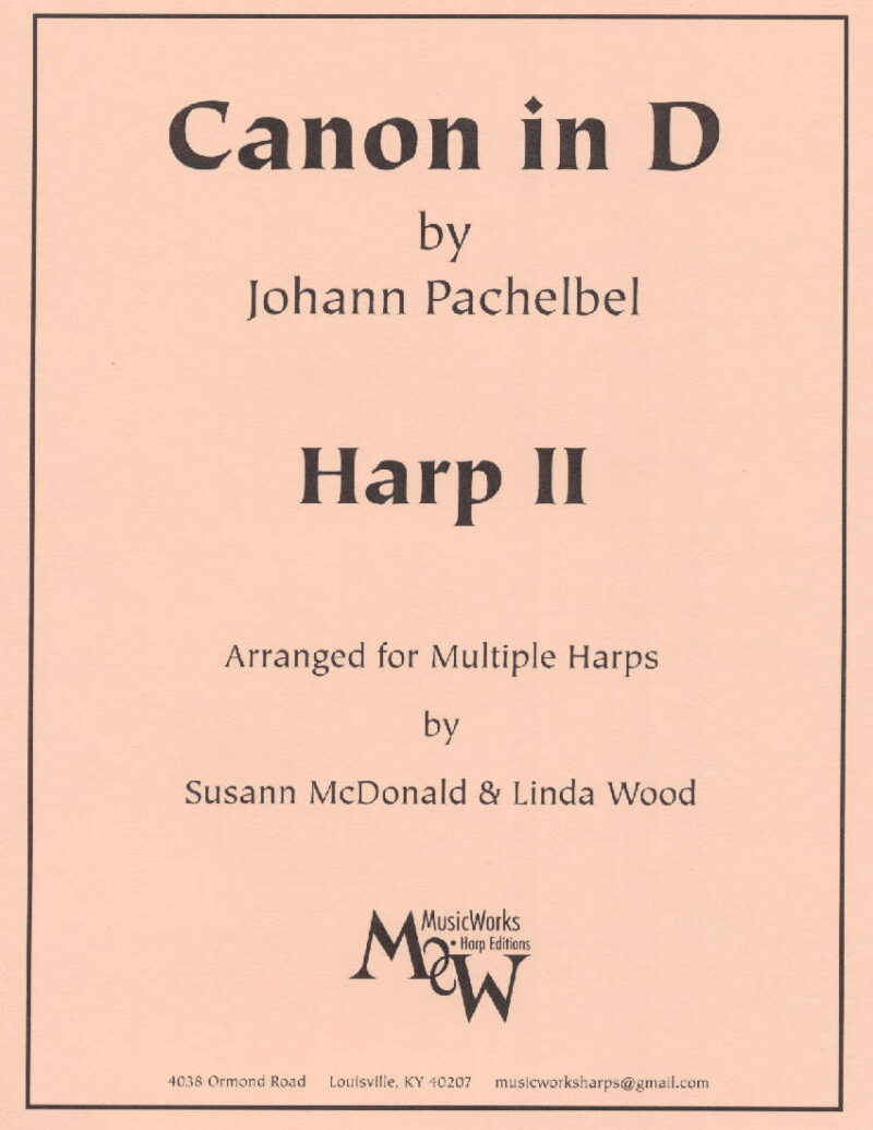 Canon in D Harp 2 by McDonald and Wood Cover at folkharp.com