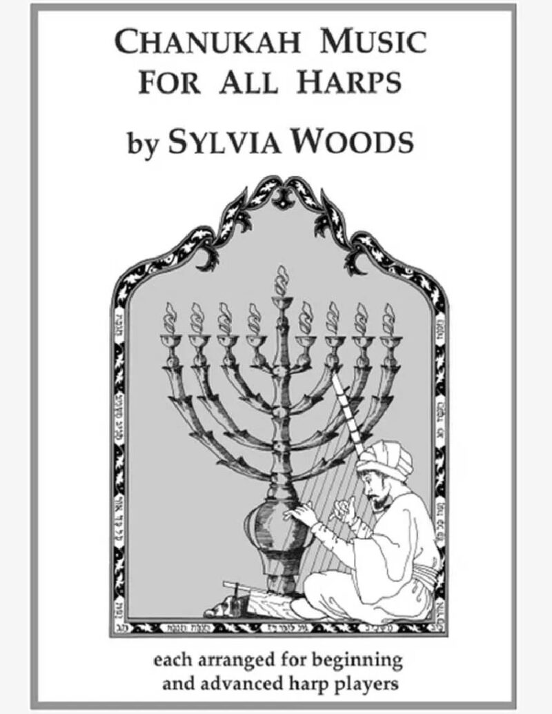 Chanukah Music for All Harps by Woods Cover at folkharp.com