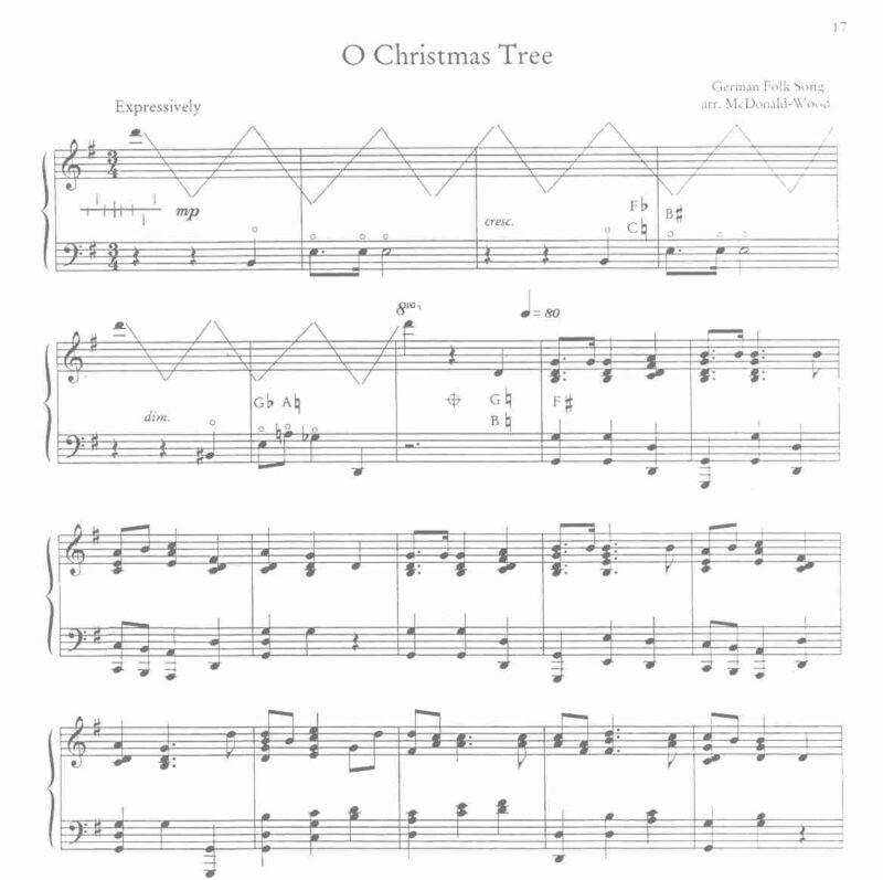 Christmas Music by Susann McDonald Linda Wood Rollo v3 Sample 1 at folkharp.com