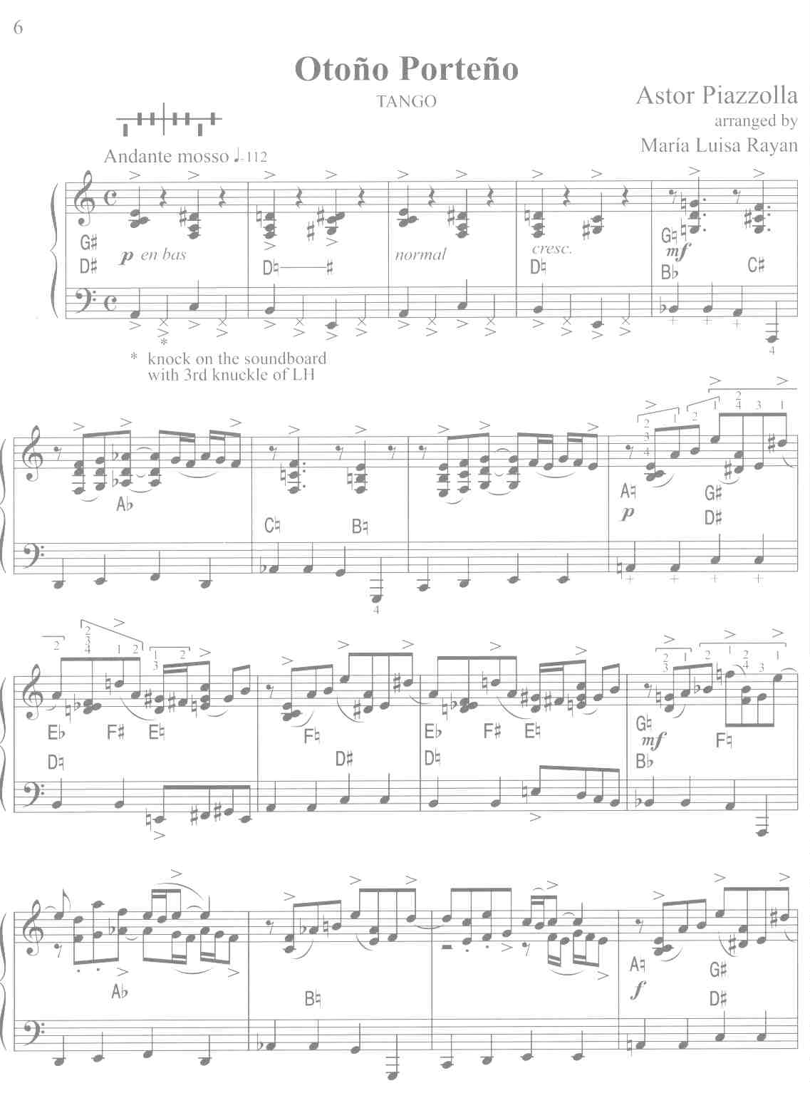 Cuatro Estaciones Portenas Sample at Melody's