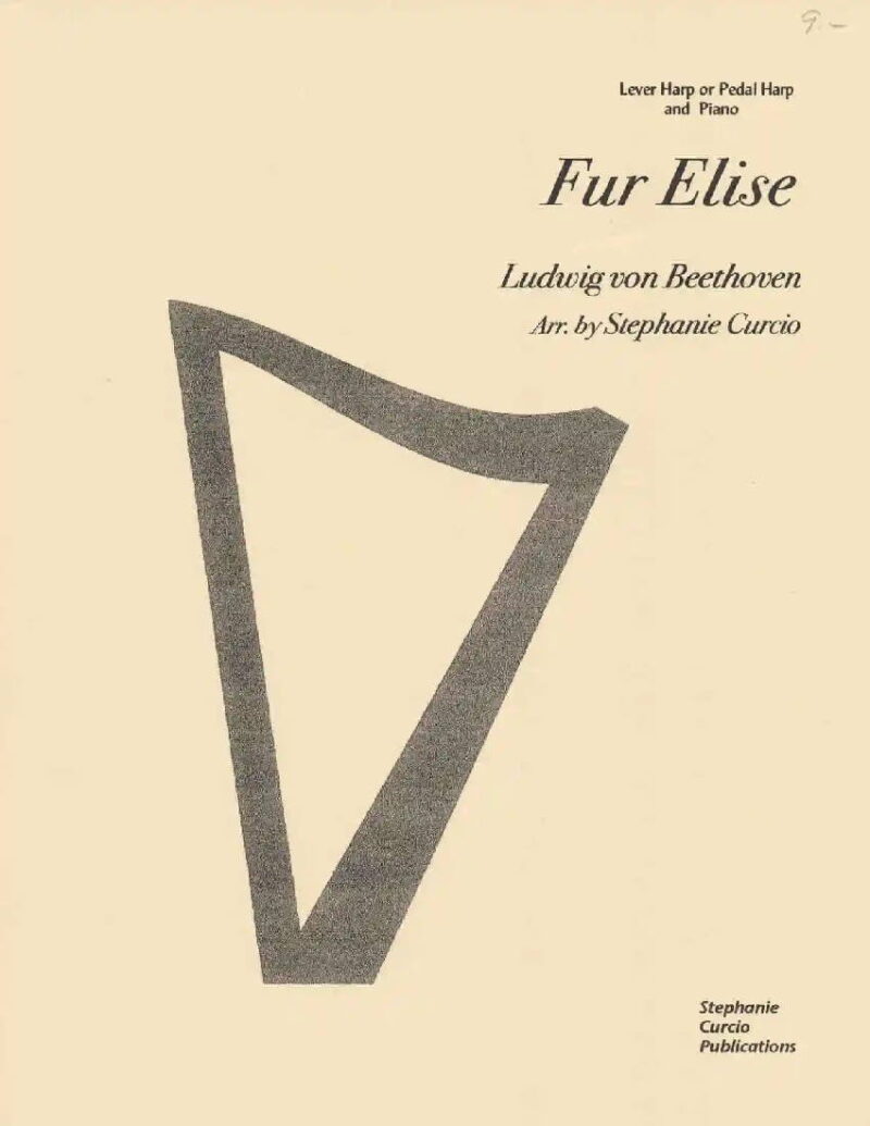 Fur Elise by Beethoven (arr. Curcio) Cover at folkharp.com