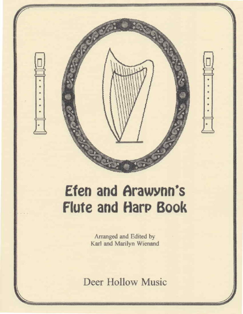Efen and Arawynn's Flute and Harp Book by Wienand Cover at folkharp.com