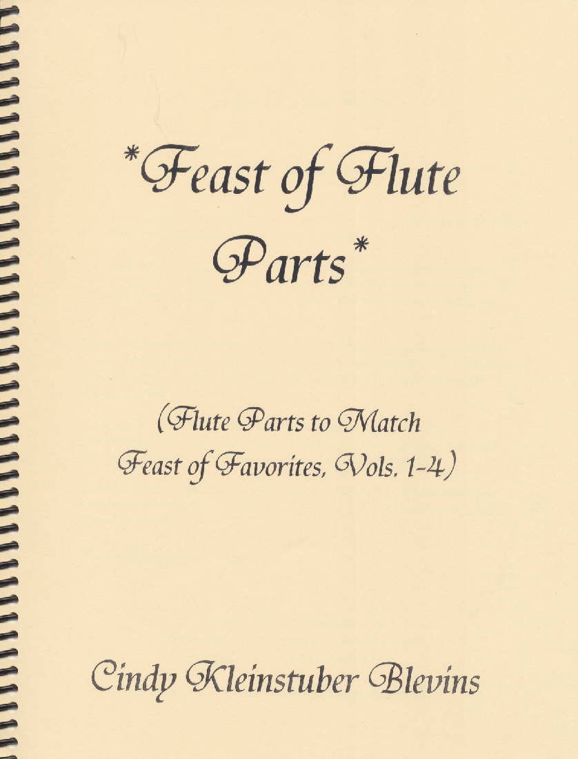 Feast of Flute Parts by Blevins Cover at folkharp.com