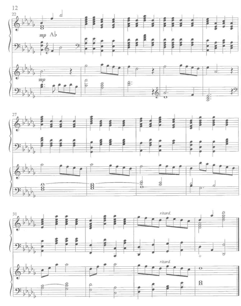 Harp and Organ Duos V1 Sample at Melody's