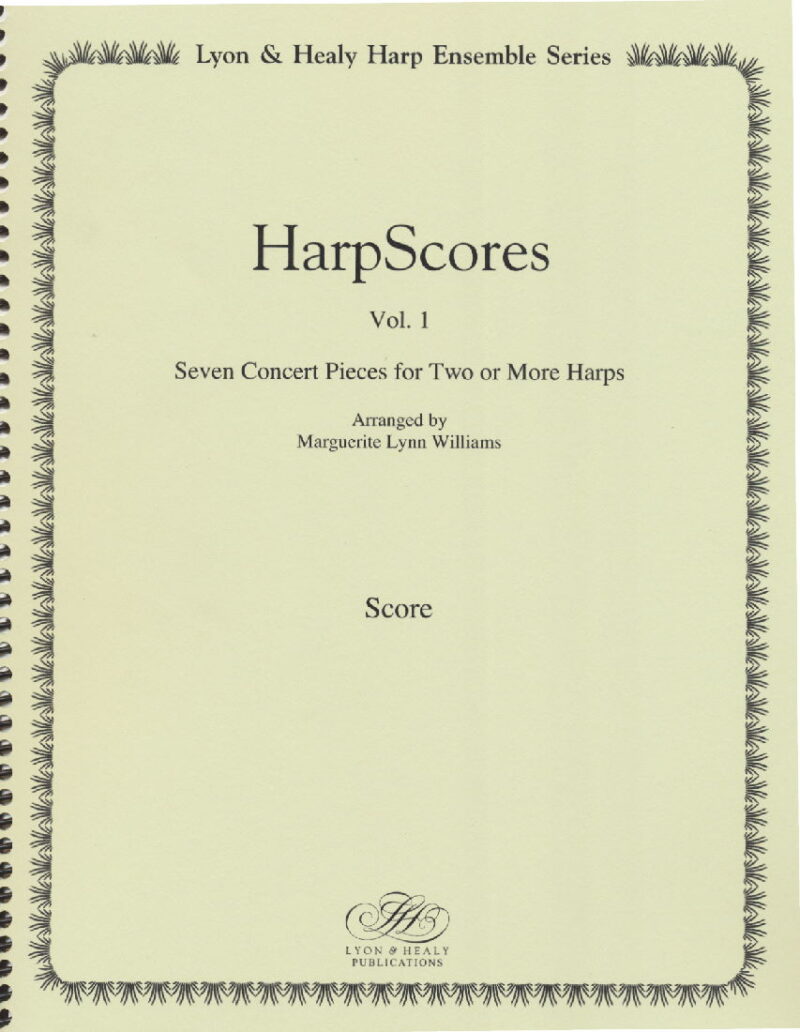 Harp Scores Volume 1 by Williams Cover at folkharp.com