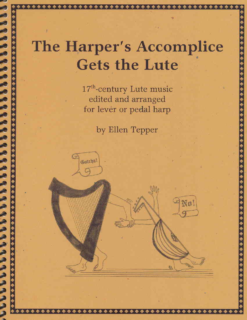 The Harper's Accomplice Gets the Lute by Tepper Cover at folkharp.com