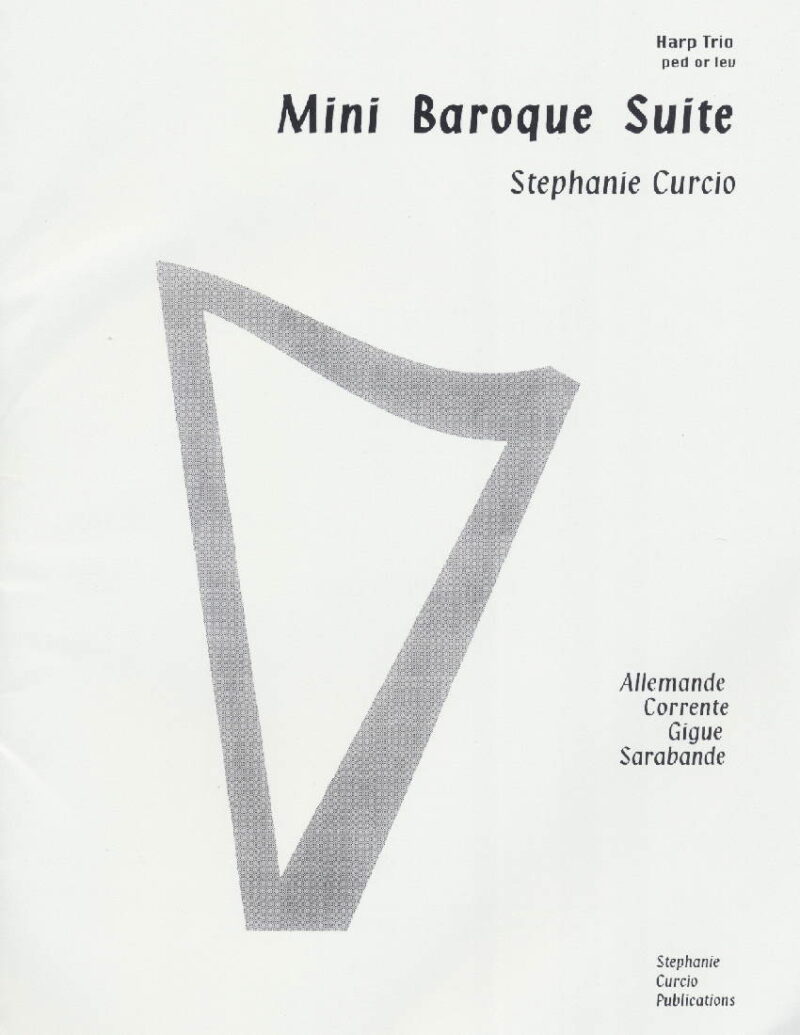Mini Baroque Suite by Curcio Cover at folkharp.com