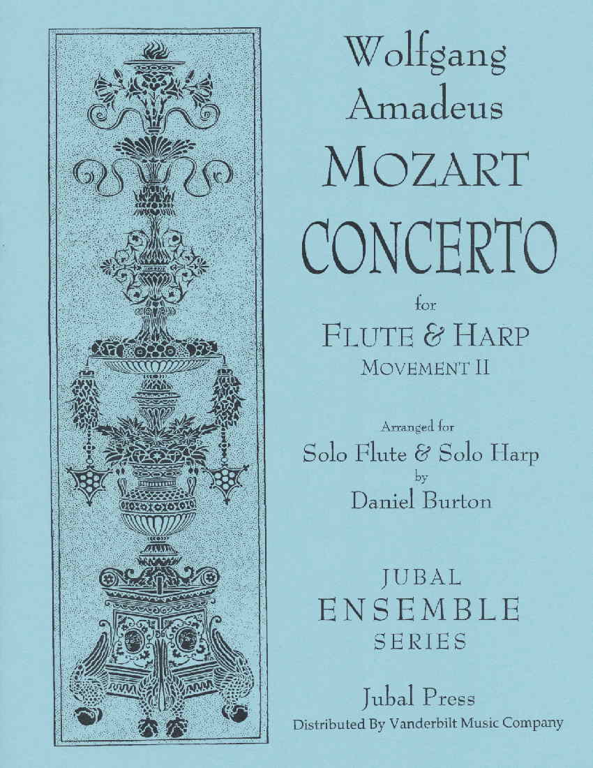 Concerto for Flute and Harp Movement 2 by Mozart (Arranged by Burton) Cover at folkharp.com