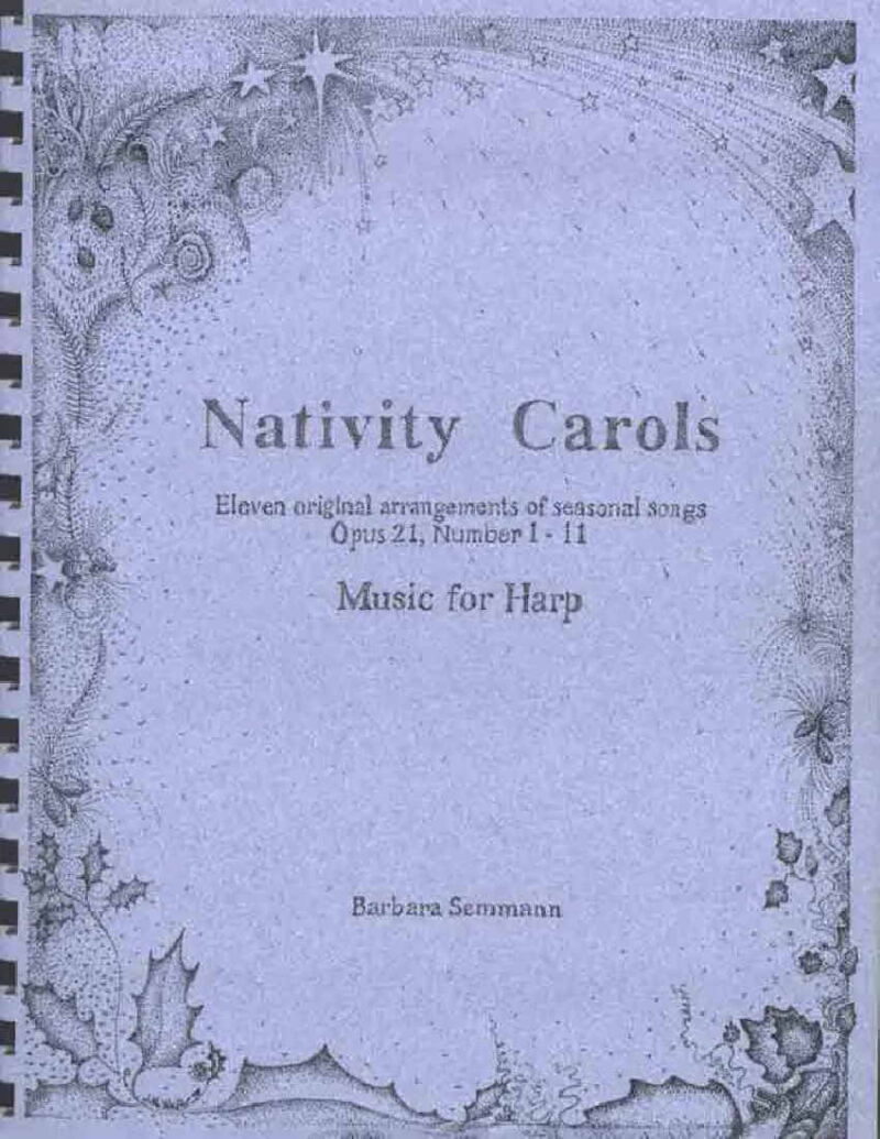 Nativity Carols V1 by Semmann Cover at folkharp.com