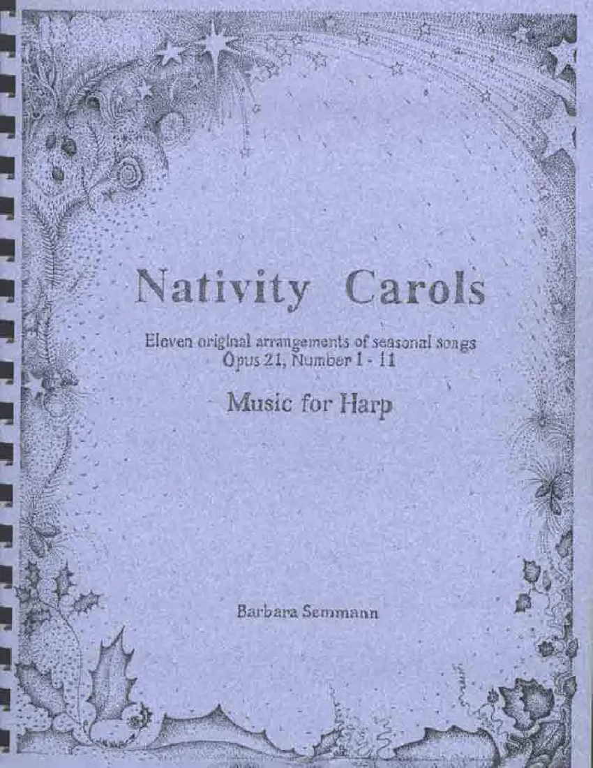 Nativity Carols V1 by Semmann Cover at folkharp.com