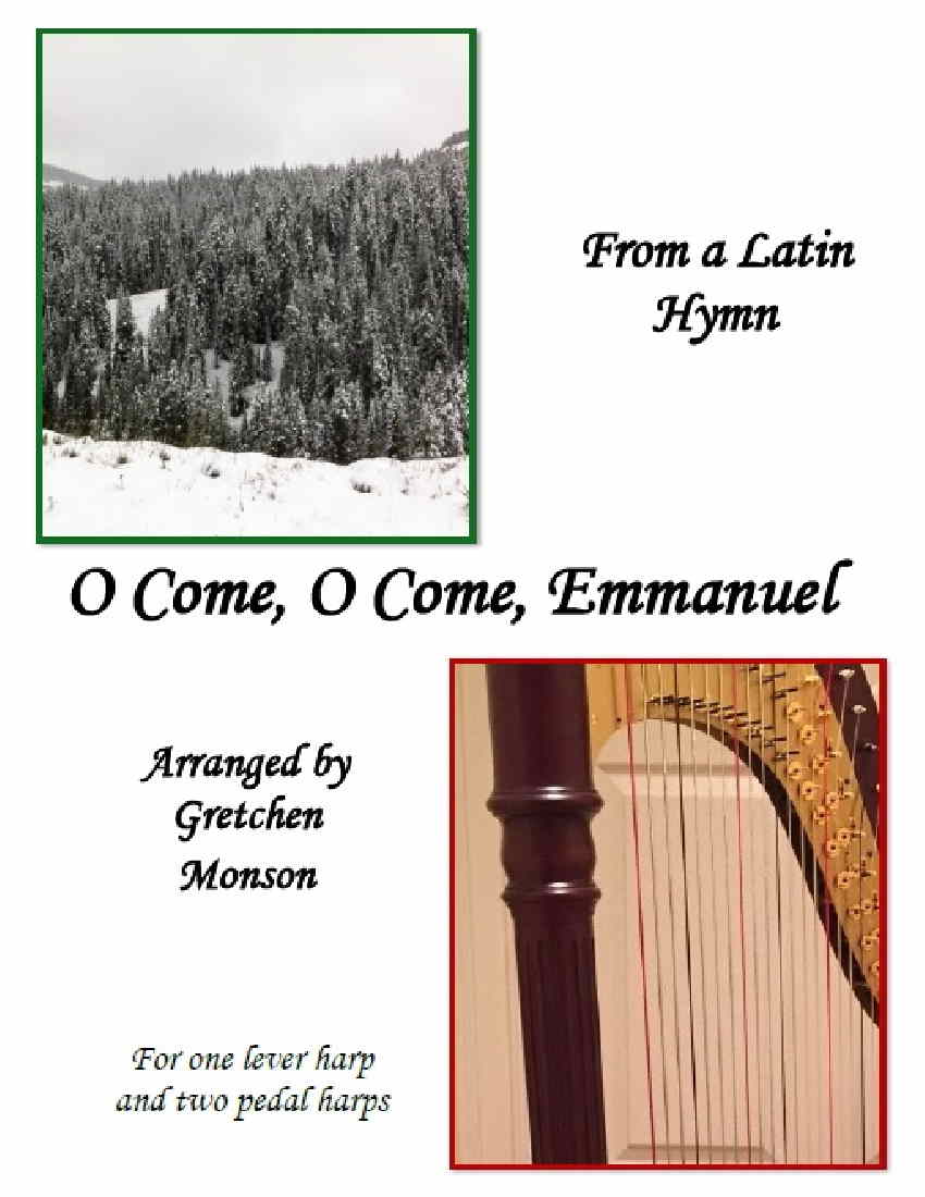 O Come, O Come, Emmanuel Trio by Monson Cover at folkharp.com