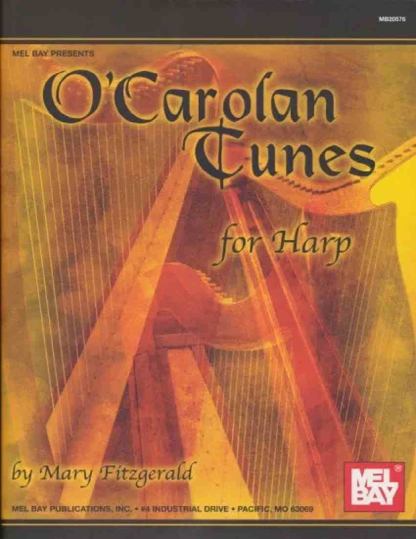 O'Carolan Tunes for Harp by Fitzgerald Cover at folkharp.com