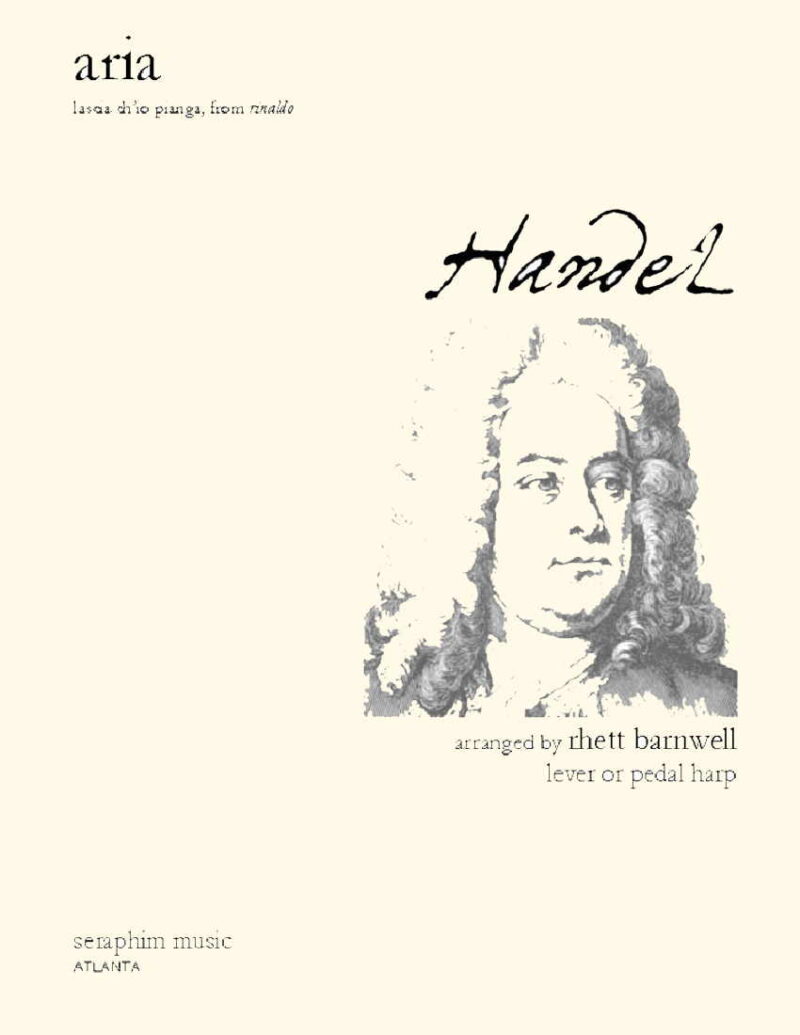 Aria "Laschia ch'io pianga" by Handel (arr. Barnwell) Cover at folkharp.com