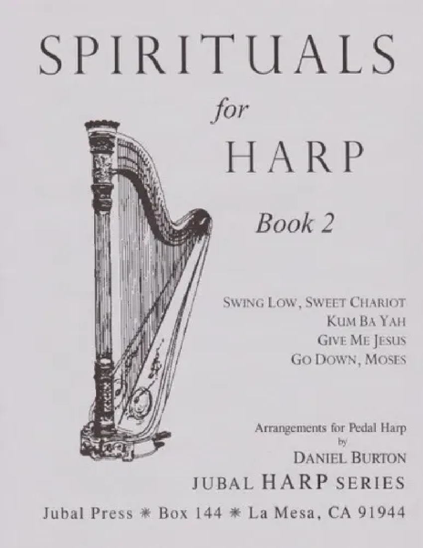 Spirituals for Harp Book 2 by Burton Cover at folkharp.com