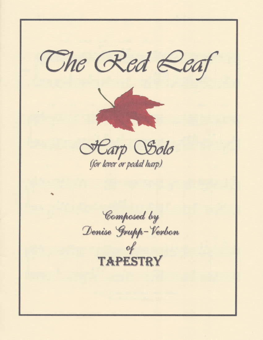 The Red Leaf by Grupp-Verbon Cover at folkharp.com