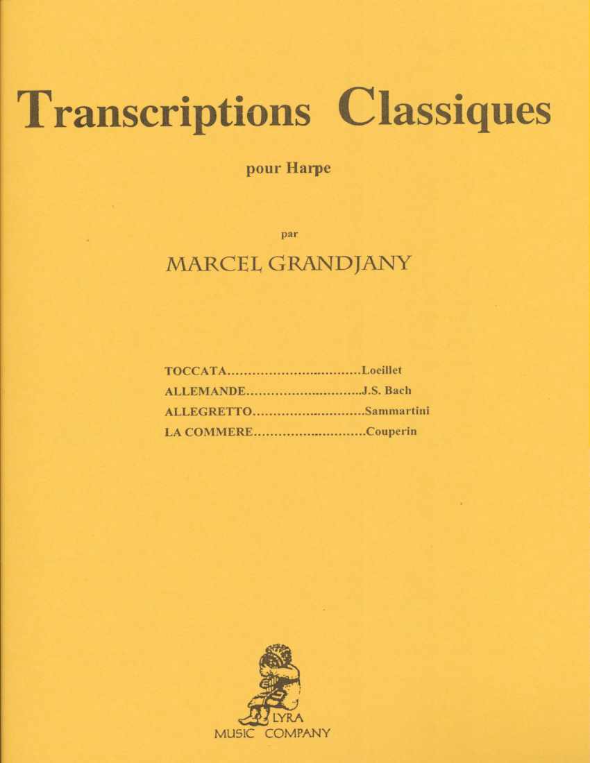 Transcriptions Classiques by Grandjany Cover at folkharp.com