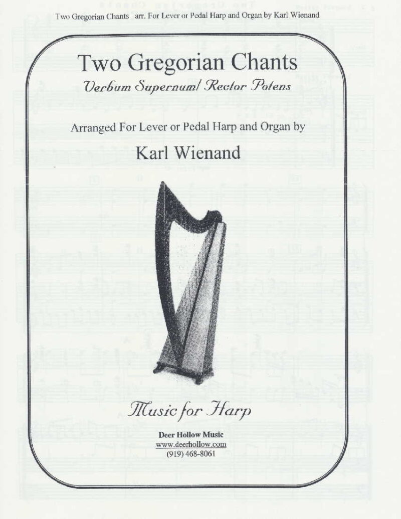 Two Gregorian Chants by Wienand Cover at folkharp.com