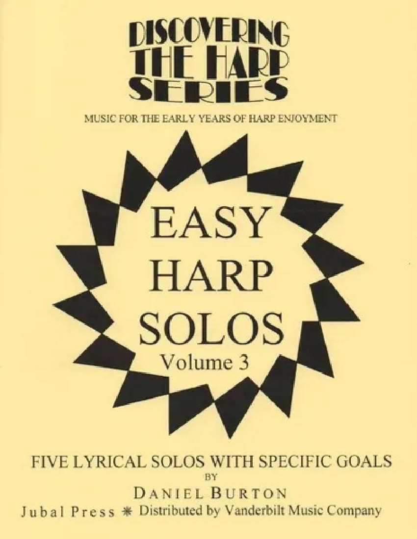 Easy Harp Solos V3 by Burton Cover at folkharp.com