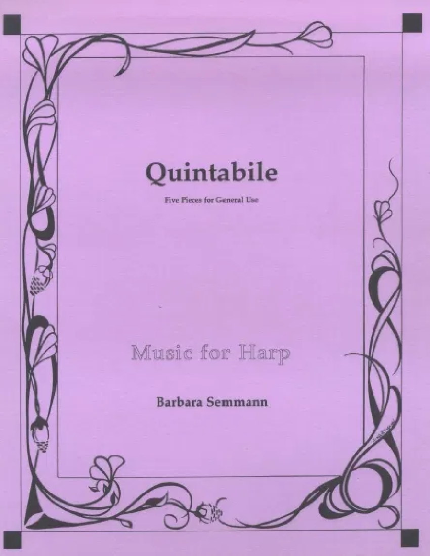 Quintabile by Semmann Cover at folkharp.com