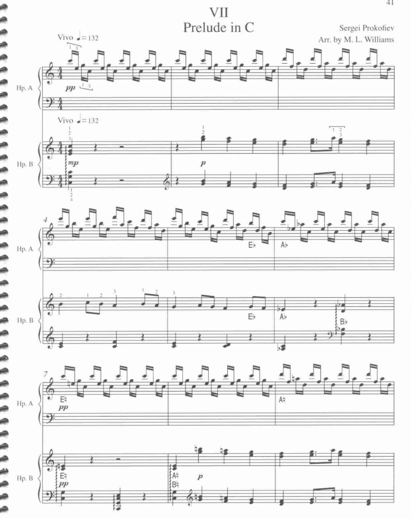 Harp Scores Volume 1 Sample at Melody's