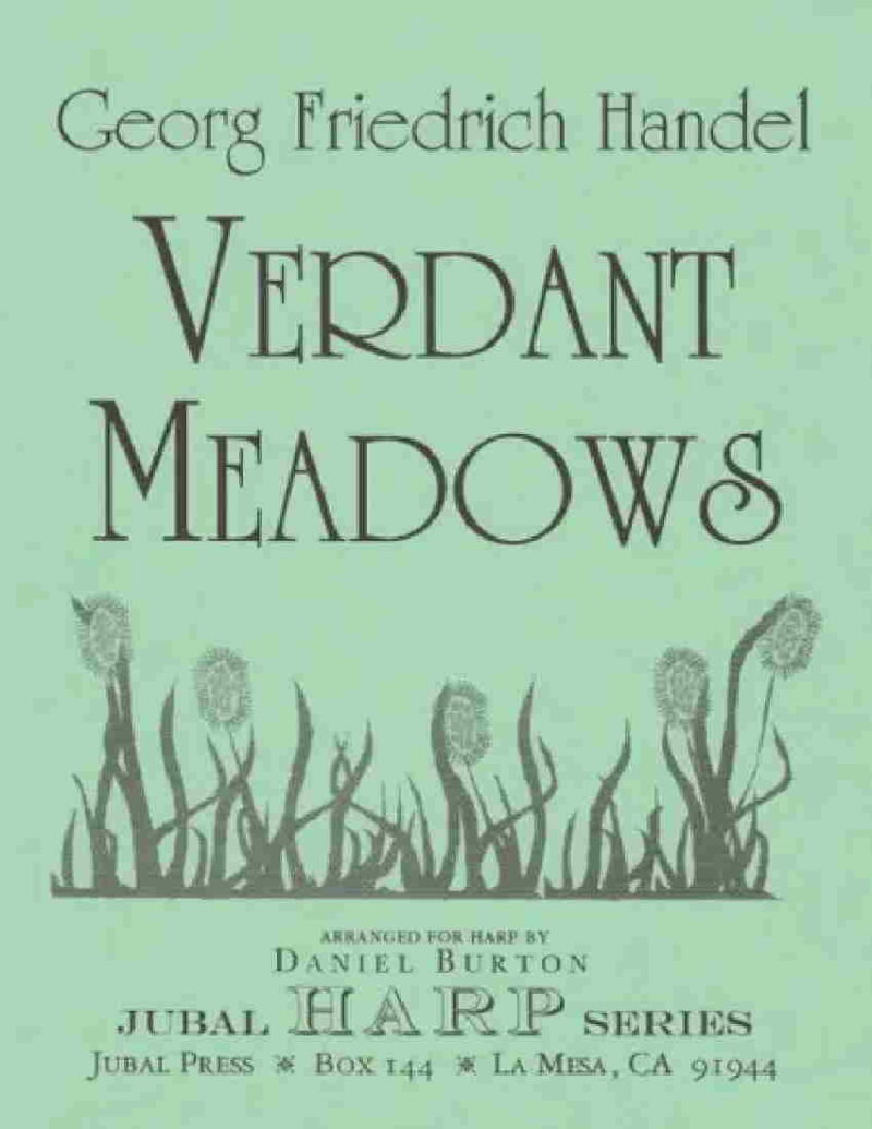 Verdant Meadows by Handel (arranged by Burton) Cover at folkharp.com