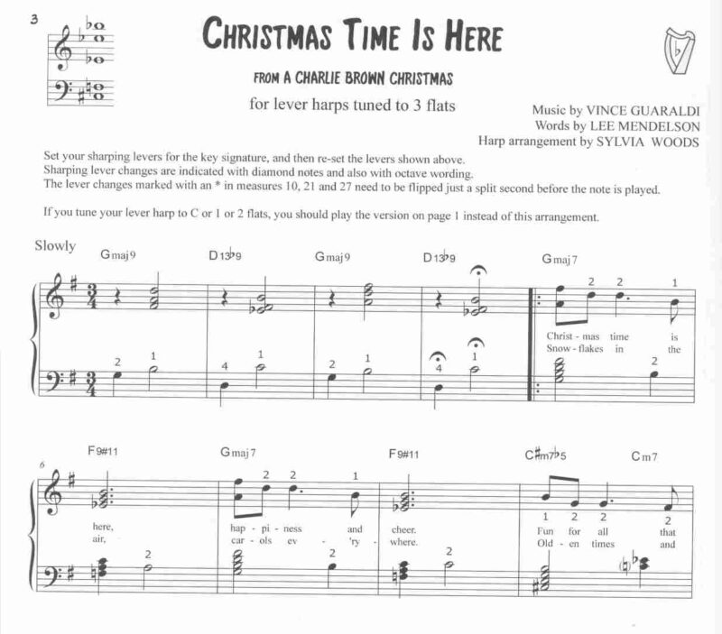 Charlie Brown Christmas Sylvia Woods arranger - sample 2