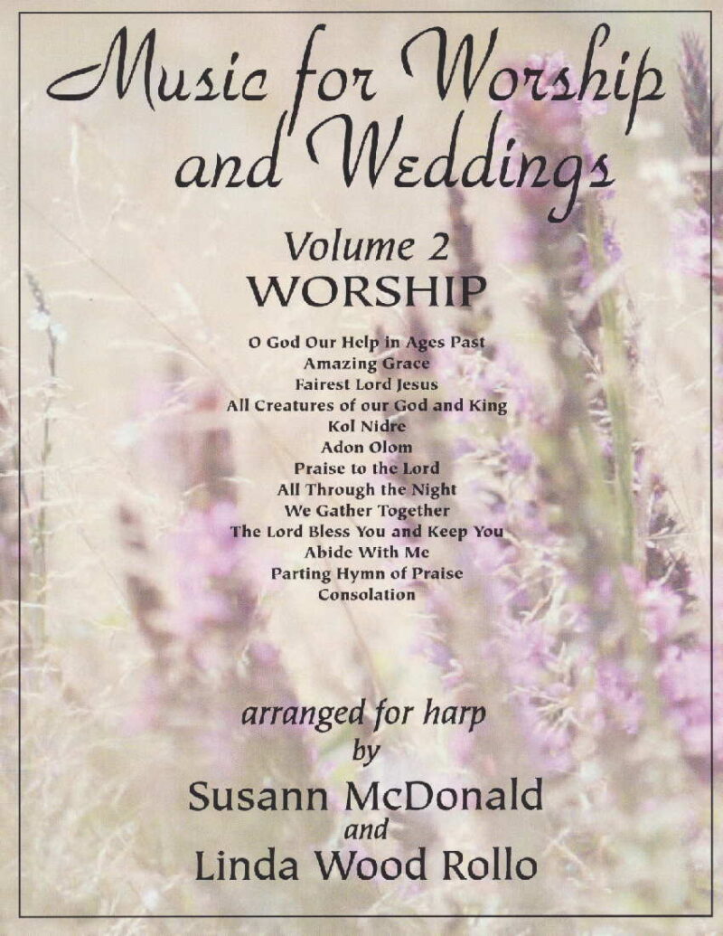 Music for Worship and Weddings V2 by McDonald and Rollo Cover at folkharp.com