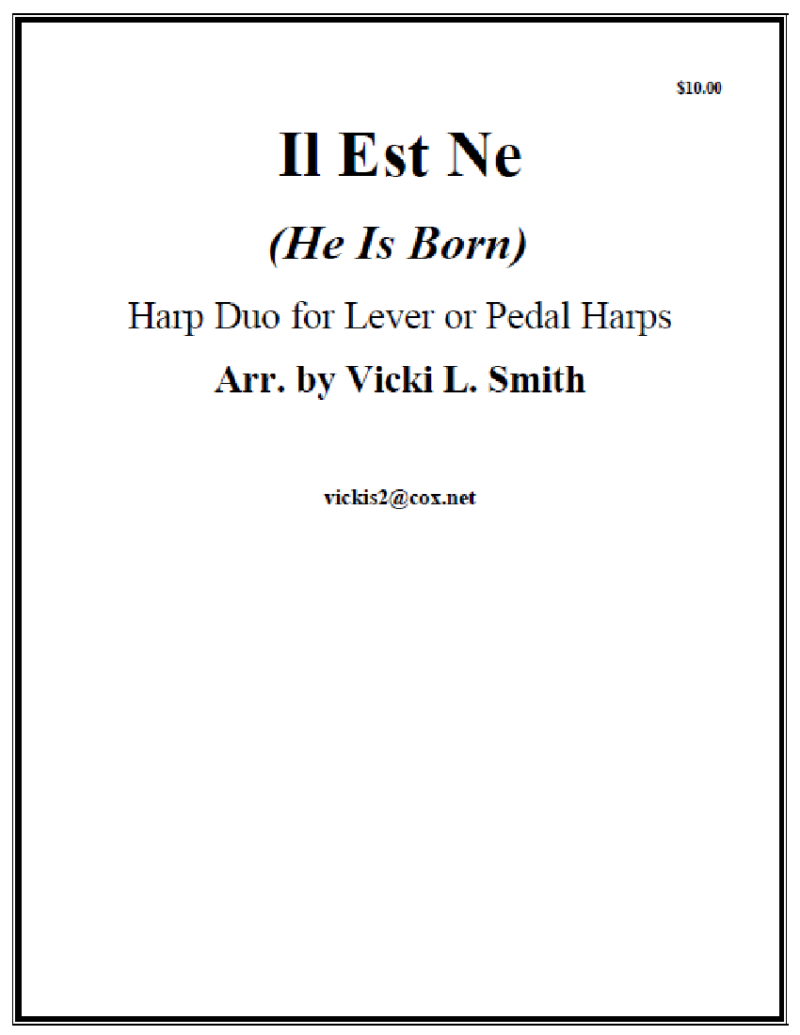 Il Est Ne by Smith Cover at folkharp.com