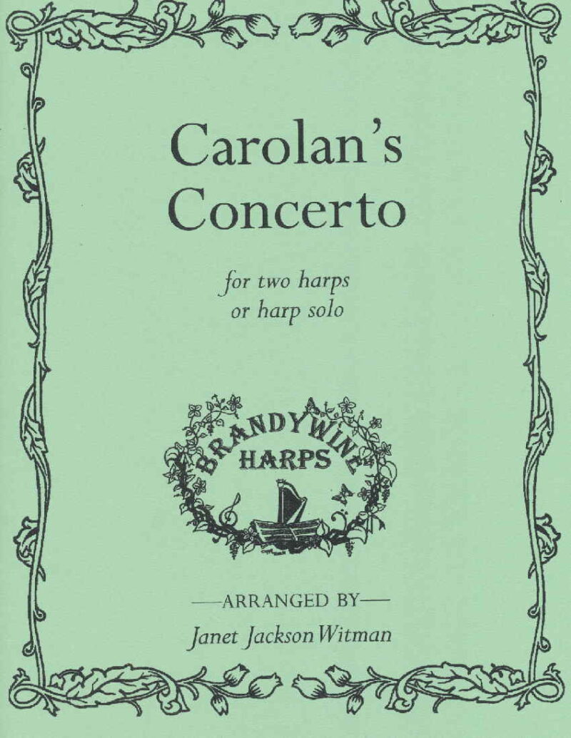 Carolan's Concerto by Witman Cover at folkharp.com