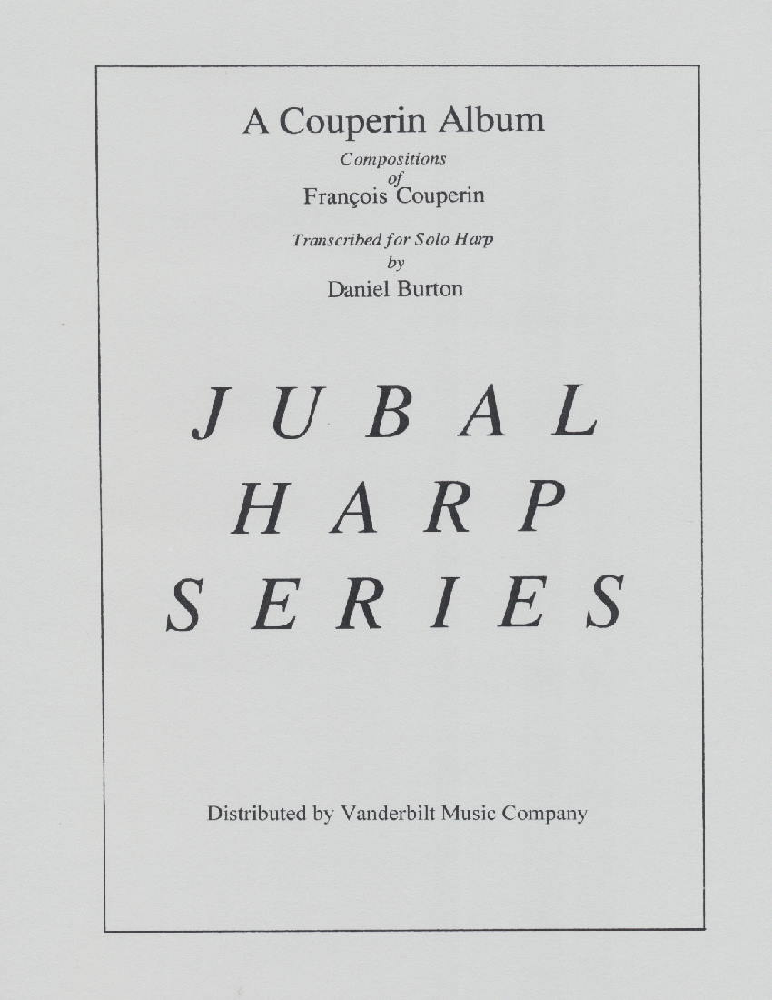 A Couperin Album by Burton Cover at folkharp.com