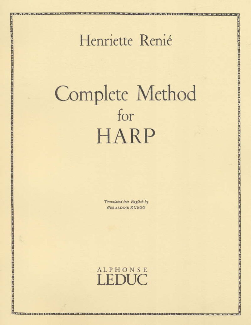 Complete Method for Harp by Renie Cover at folkharp.com