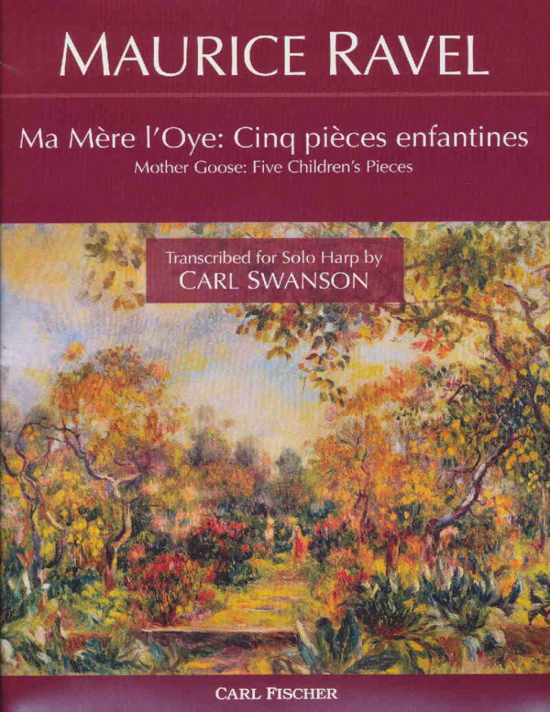 Ma Mere l'Oye (Mother Goose Suite) by Ravel (transcribed by Swanson) Cover at folkharp.com