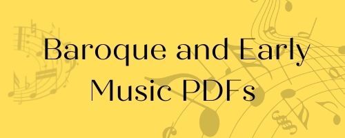 Baroque and Early Music PDFs