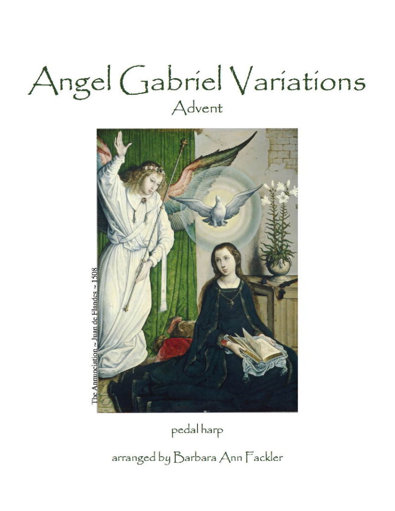 Angel Gabriel Variations by Fackler Cover at folkharp.com