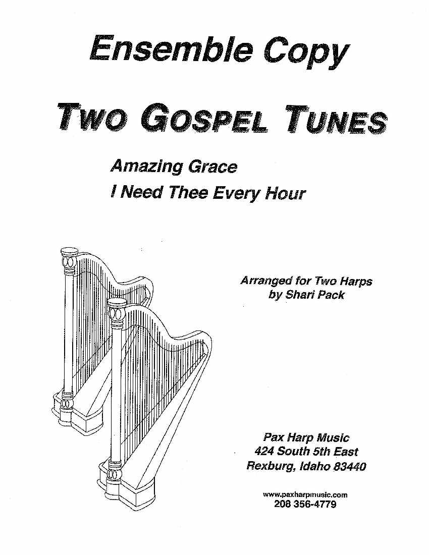 Two Gospel Tunes by Pack Cover at folkharp.com
