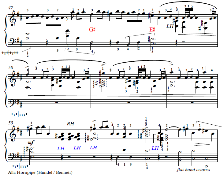 Alla Hornpipe (Handel) Sample 2 at Melody's