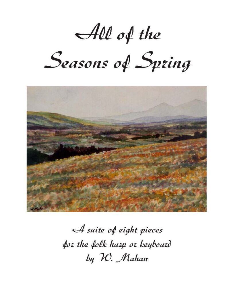 All of the Seasons of Spring by Mahan Cover at folkharp.com