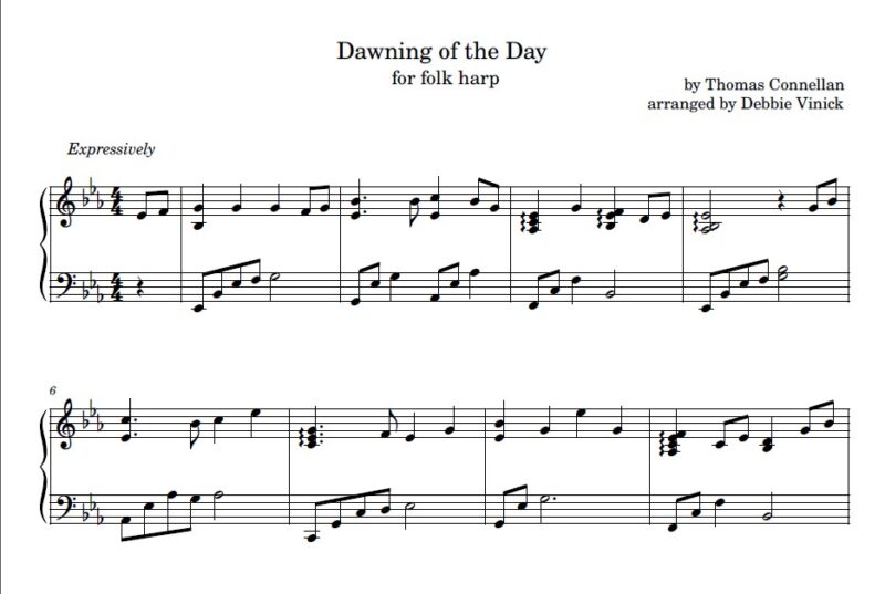 Dawning of the Day sample 2 at folkharp.com