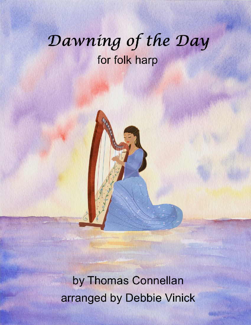 Dawning of the Day by Connellan Cover at folkharp.com
