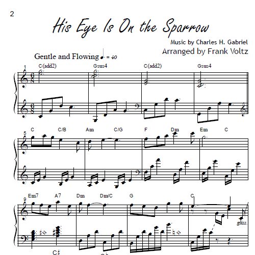 The Harpist's Hymnal v4 Sample 1 at Melody's