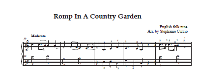 All the Pretty Horses and Romp in a Country Garden Sample 2 at Melody's