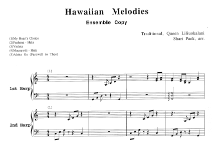 Hawaiian Melodies Sample 1 at Melody's