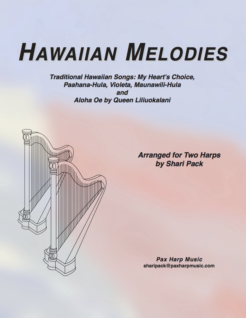 Hawaiian Melodies by Pack Cover at folkharp.com