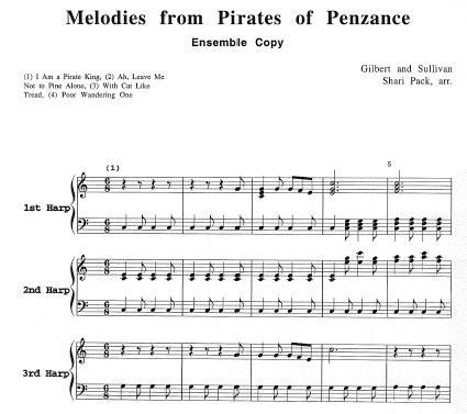 Pirates of Penzance Sample 1 at Melody's