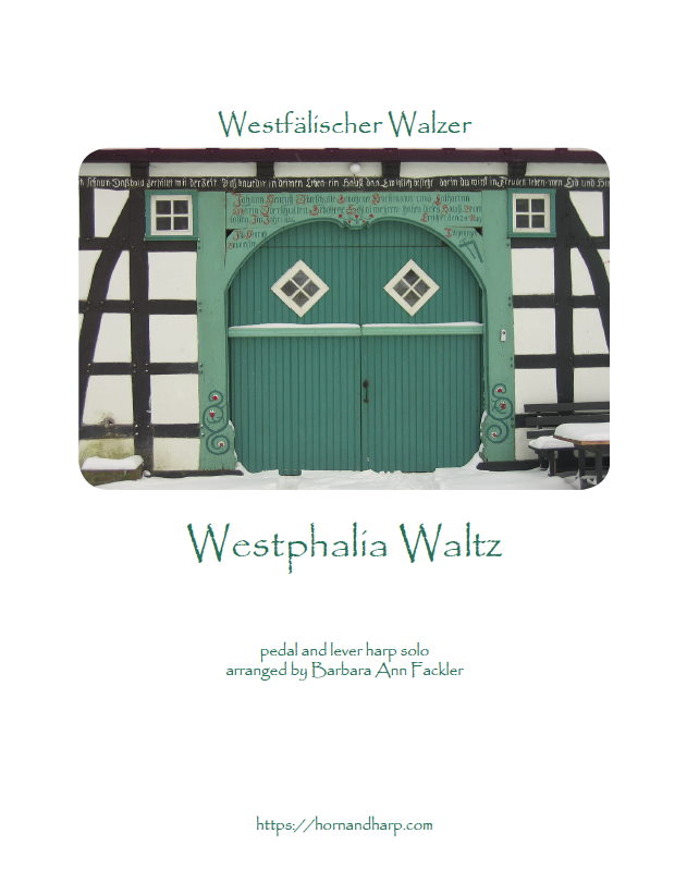 Westphalia Waltz by Fackler Cover at folkharp.com